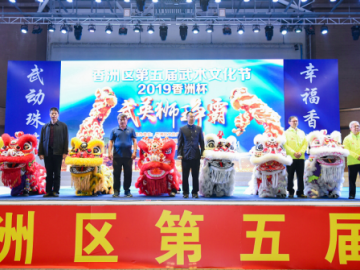 香洲区第五届武术文化节2019香洲杯“武英狮王争霸”成功举办六南狮强队上演“武英狮王争霸”